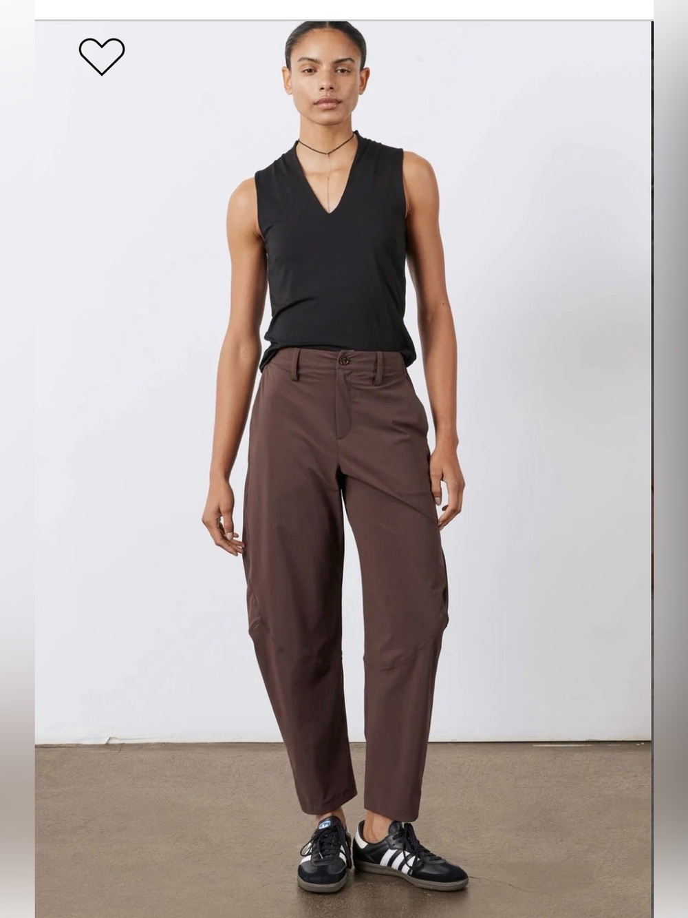 Ruti Petite Wide-ish Pants Brown Size 4P New Never Worn